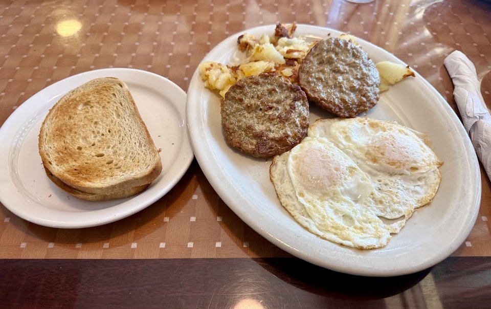 Two Eggs with Home Fries or Grits